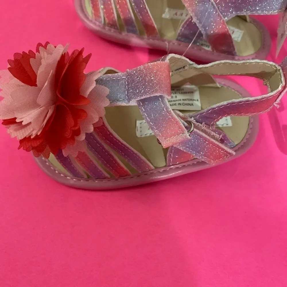 🛍Girls Laura Ashley kids shoes Toddler fashion summer sandals Sizes:3